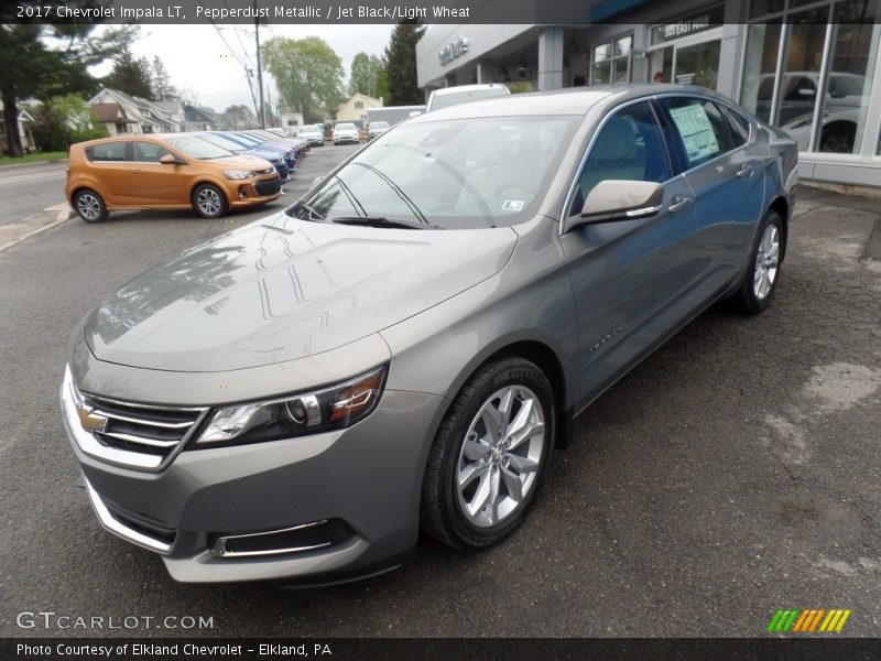 Pepperdust Metallic / Jet Black/Light Wheat 2017 Chevrolet Impala LT