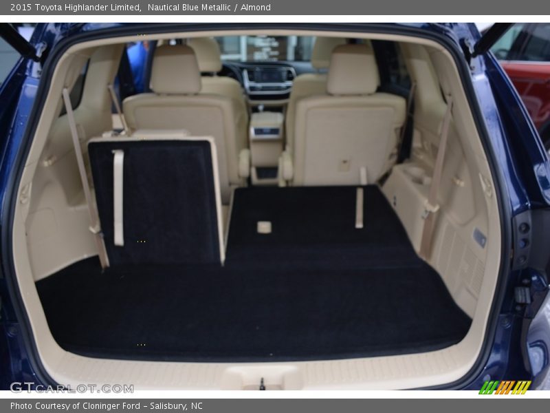 Nautical Blue Metallic / Almond 2015 Toyota Highlander Limited