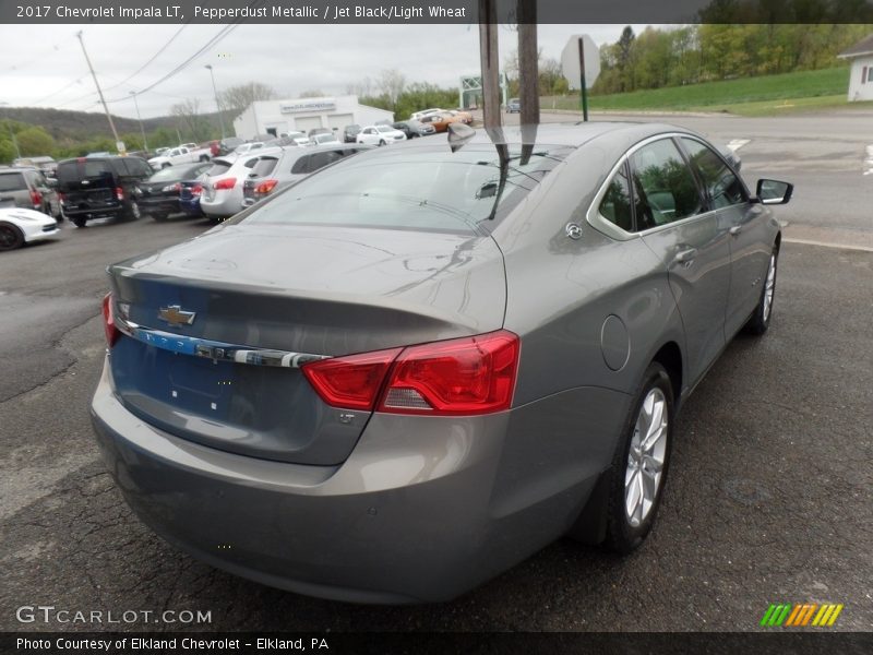 Pepperdust Metallic / Jet Black/Light Wheat 2017 Chevrolet Impala LT