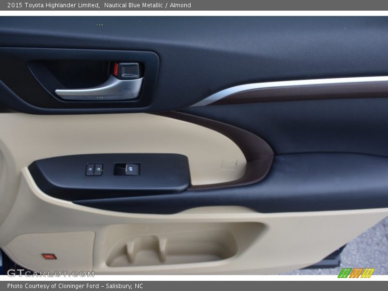 Nautical Blue Metallic / Almond 2015 Toyota Highlander Limited