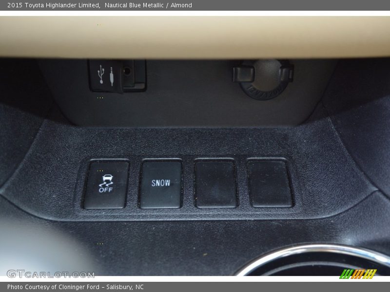 Nautical Blue Metallic / Almond 2015 Toyota Highlander Limited