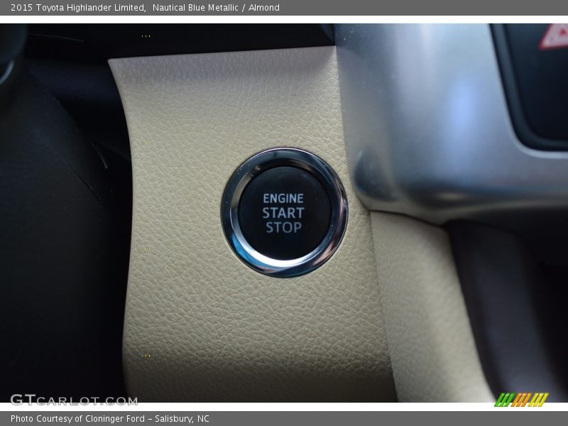 Nautical Blue Metallic / Almond 2015 Toyota Highlander Limited