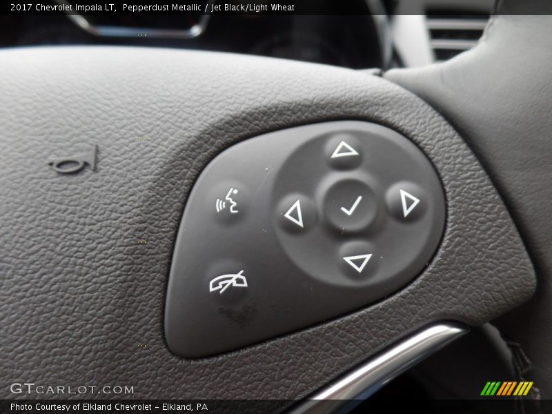 Pepperdust Metallic / Jet Black/Light Wheat 2017 Chevrolet Impala LT