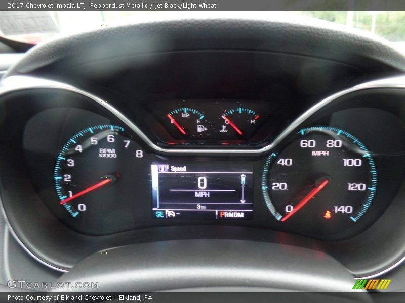 Pepperdust Metallic / Jet Black/Light Wheat 2017 Chevrolet Impala LT