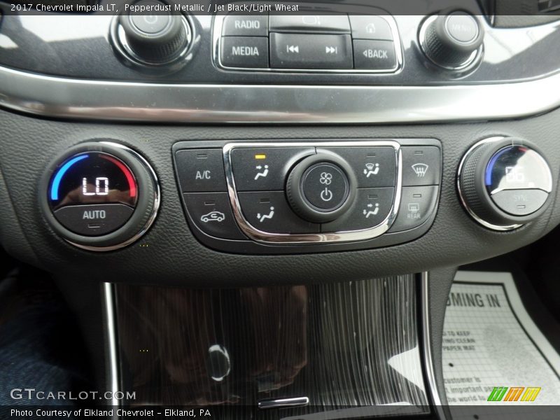 Pepperdust Metallic / Jet Black/Light Wheat 2017 Chevrolet Impala LT
