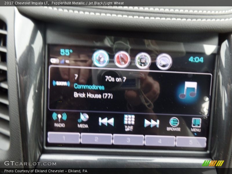Pepperdust Metallic / Jet Black/Light Wheat 2017 Chevrolet Impala LT