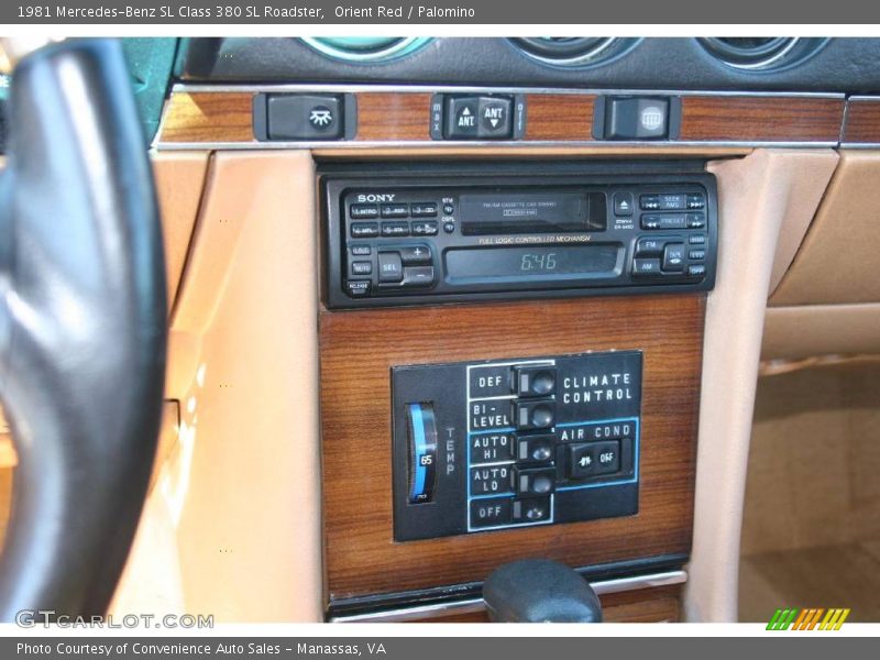 Orient Red / Palomino 1981 Mercedes-Benz SL Class 380 SL Roadster