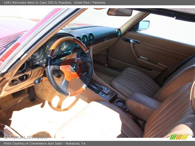Orient Red / Palomino 1981 Mercedes-Benz SL Class 380 SL Roadster