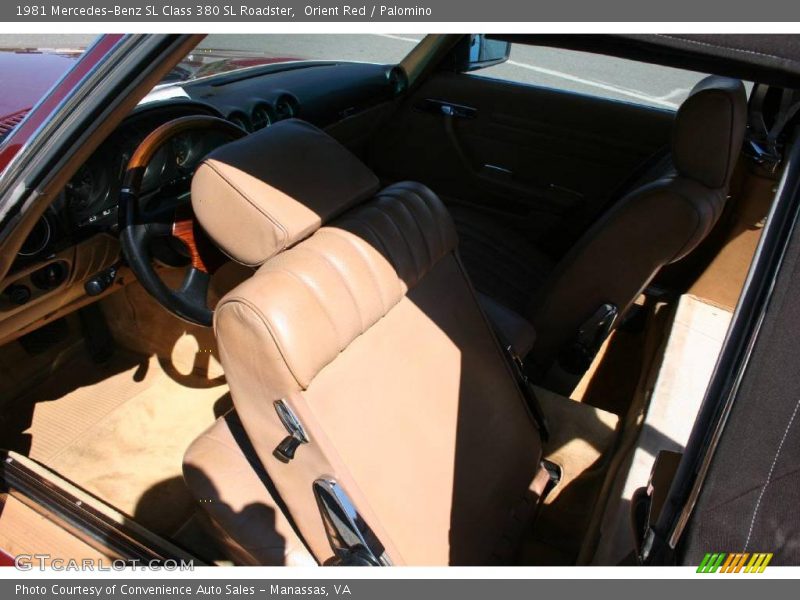 Orient Red / Palomino 1981 Mercedes-Benz SL Class 380 SL Roadster