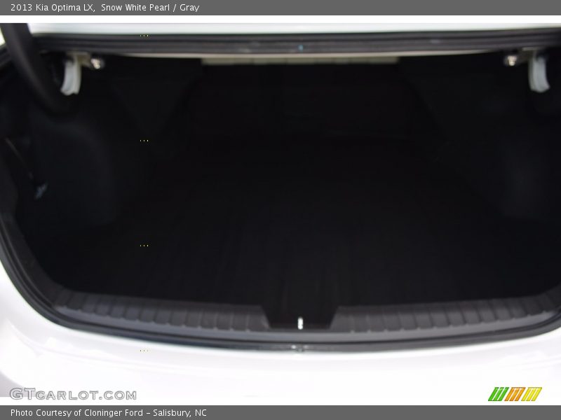 Snow White Pearl / Gray 2013 Kia Optima LX