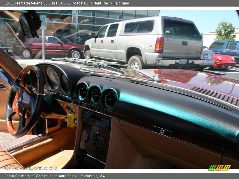 Orient Red / Palomino 1981 Mercedes-Benz SL Class 380 SL Roadster