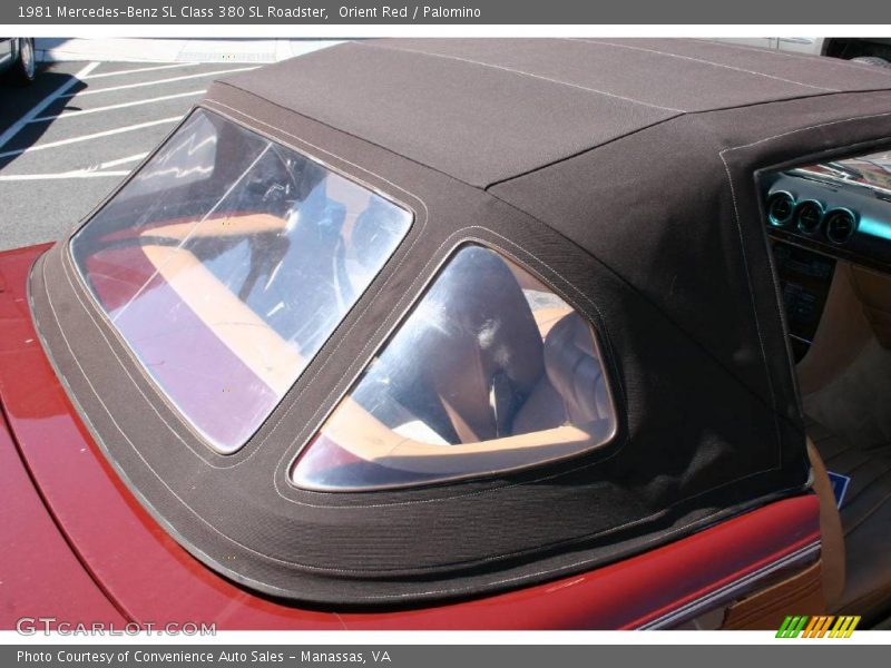 Orient Red / Palomino 1981 Mercedes-Benz SL Class 380 SL Roadster