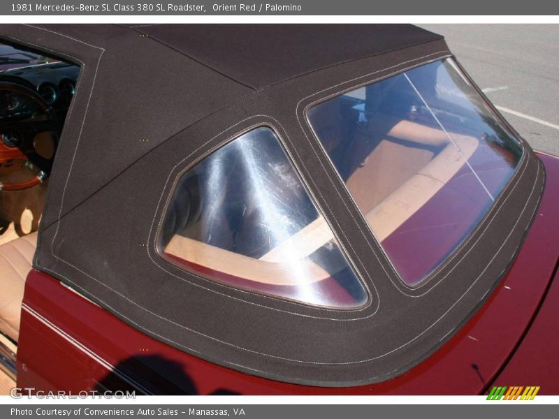 Orient Red / Palomino 1981 Mercedes-Benz SL Class 380 SL Roadster