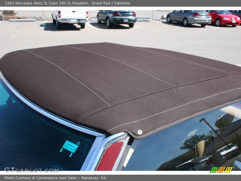 Orient Red / Palomino 1981 Mercedes-Benz SL Class 380 SL Roadster