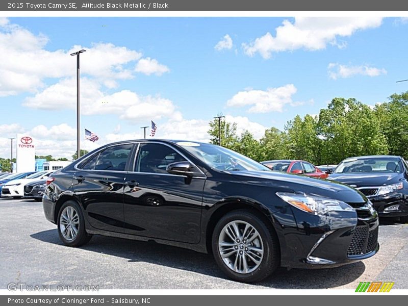Attitude Black Metallic / Black 2015 Toyota Camry SE