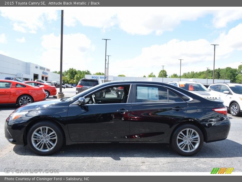 Attitude Black Metallic / Black 2015 Toyota Camry SE
