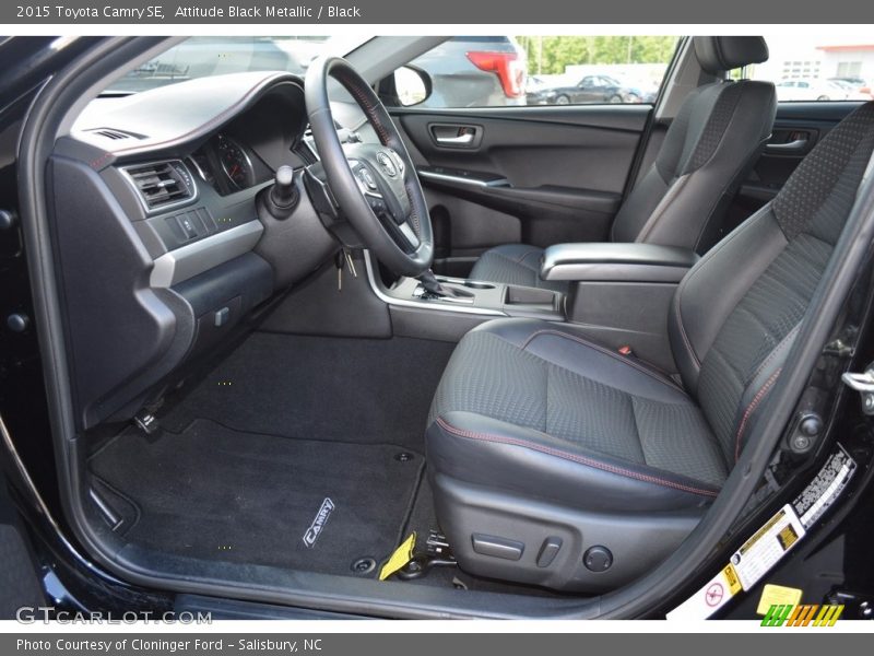 Attitude Black Metallic / Black 2015 Toyota Camry SE
