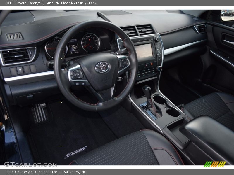 Attitude Black Metallic / Black 2015 Toyota Camry SE