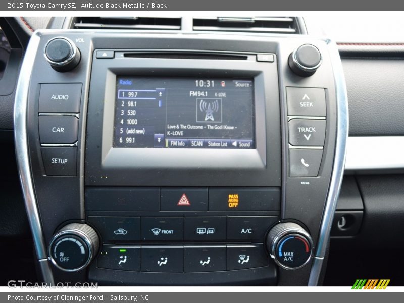 Attitude Black Metallic / Black 2015 Toyota Camry SE