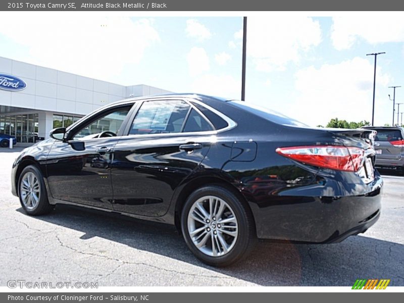Attitude Black Metallic / Black 2015 Toyota Camry SE