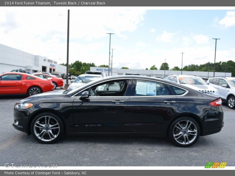 Tuxedo Black / Charcoal Black 2014 Ford Fusion Titanium