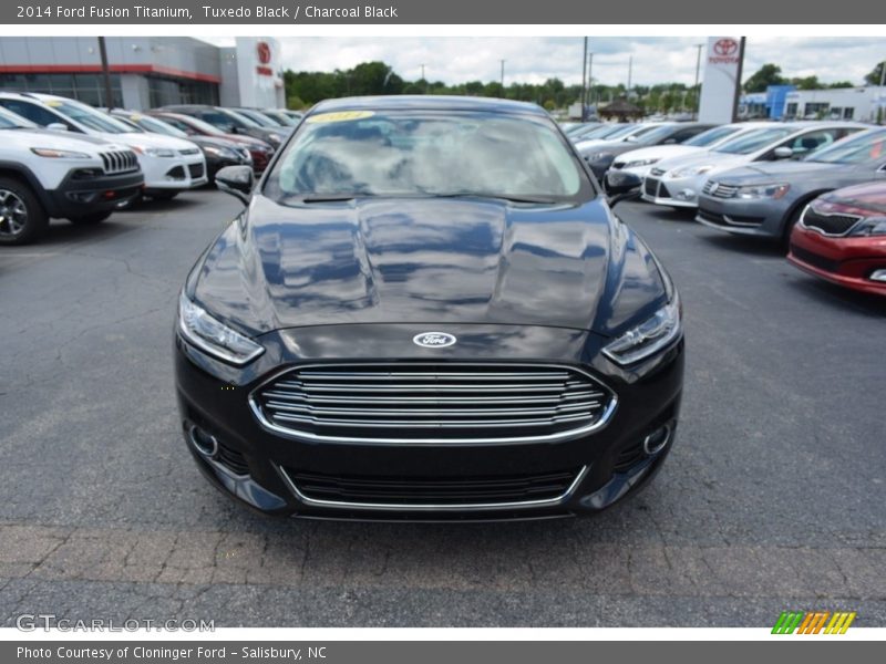 Tuxedo Black / Charcoal Black 2014 Ford Fusion Titanium