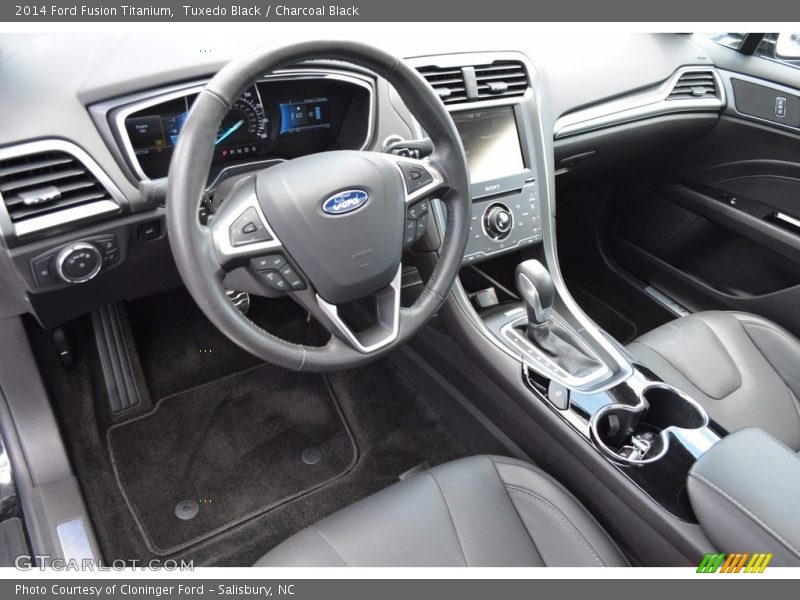 Tuxedo Black / Charcoal Black 2014 Ford Fusion Titanium