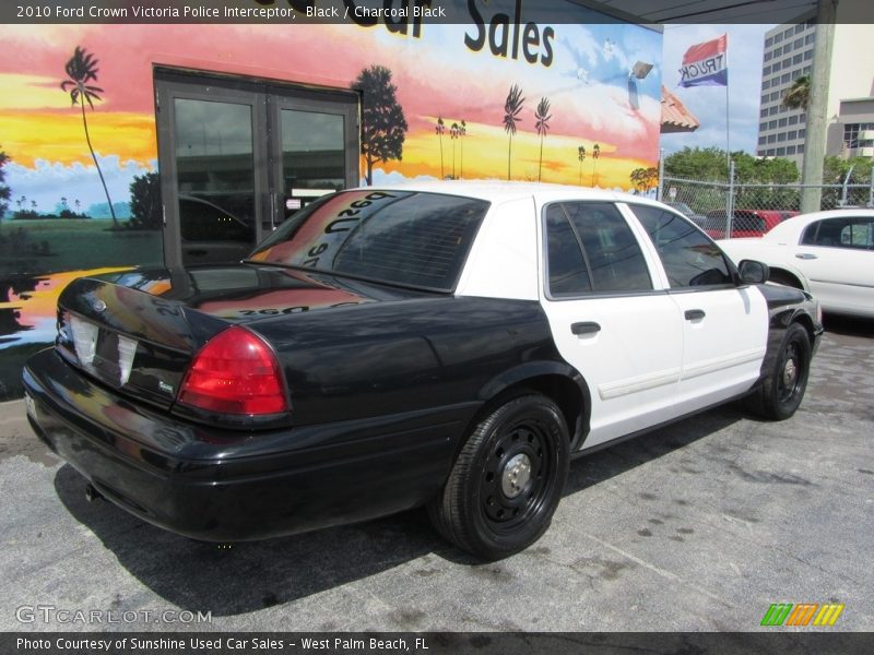 Black / Charcoal Black 2010 Ford Crown Victoria Police Interceptor