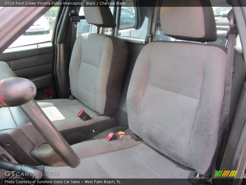 Black / Charcoal Black 2010 Ford Crown Victoria Police Interceptor