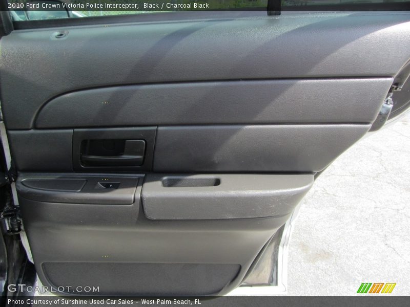 Black / Charcoal Black 2010 Ford Crown Victoria Police Interceptor