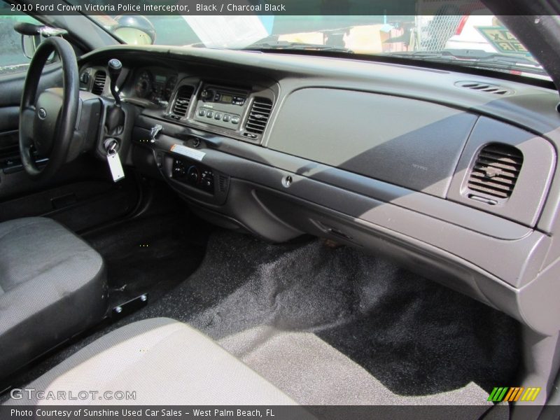 Black / Charcoal Black 2010 Ford Crown Victoria Police Interceptor