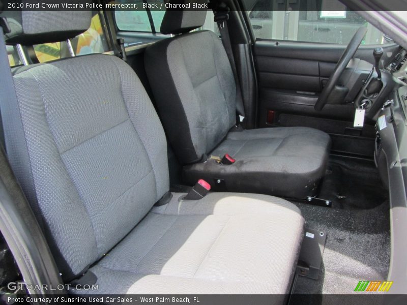 Black / Charcoal Black 2010 Ford Crown Victoria Police Interceptor