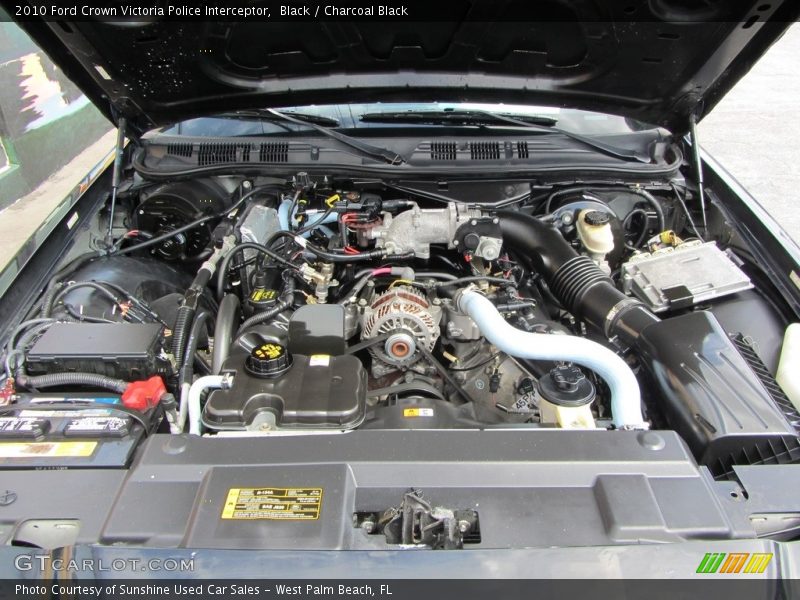 Black / Charcoal Black 2010 Ford Crown Victoria Police Interceptor