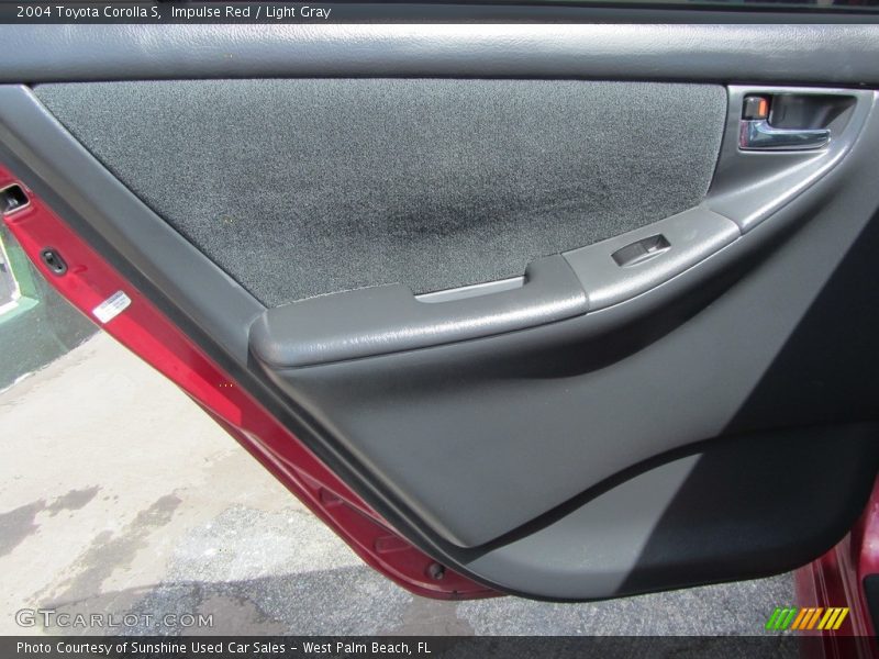 Impulse Red / Light Gray 2004 Toyota Corolla S