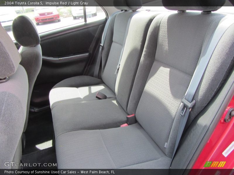 Impulse Red / Light Gray 2004 Toyota Corolla S