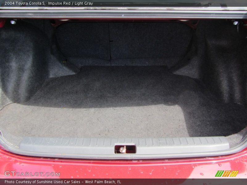 Impulse Red / Light Gray 2004 Toyota Corolla S