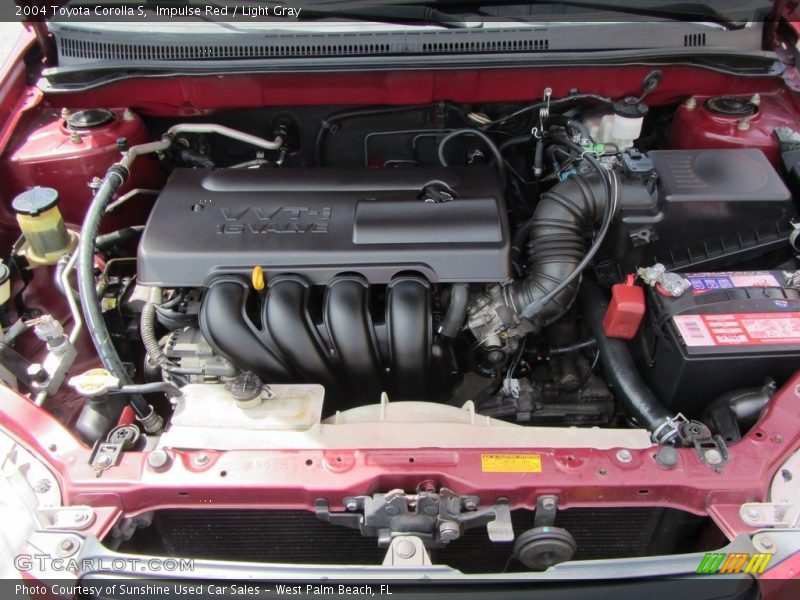 Impulse Red / Light Gray 2004 Toyota Corolla S