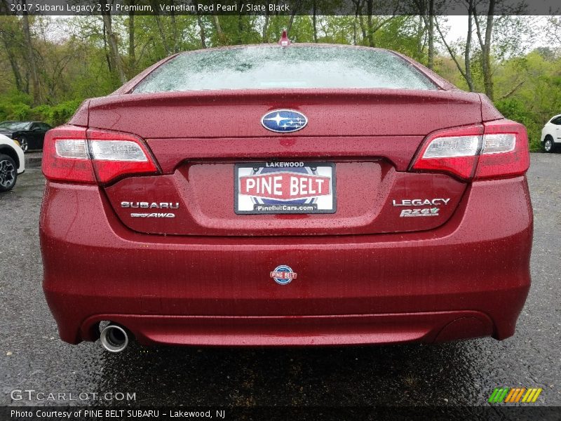 Venetian Red Pearl / Slate Black 2017 Subaru Legacy 2.5i Premium