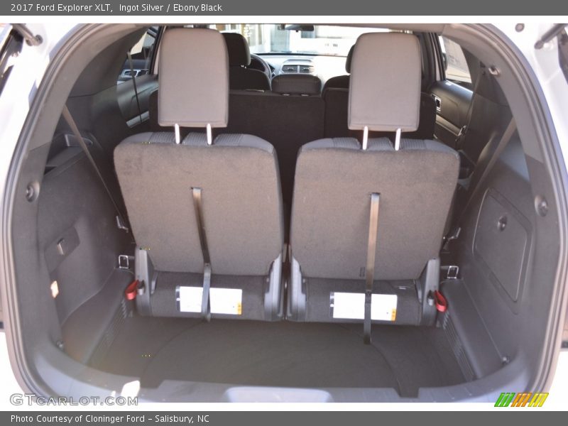 Ingot Silver / Ebony Black 2017 Ford Explorer XLT