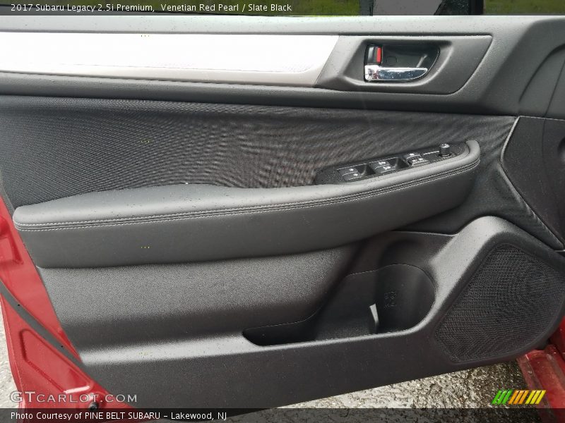 Venetian Red Pearl / Slate Black 2017 Subaru Legacy 2.5i Premium