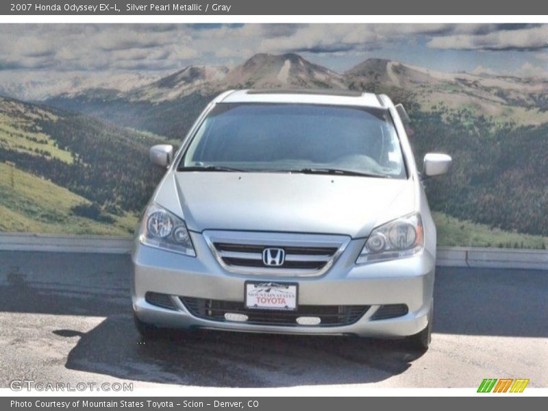 Silver Pearl Metallic / Gray 2007 Honda Odyssey EX-L
