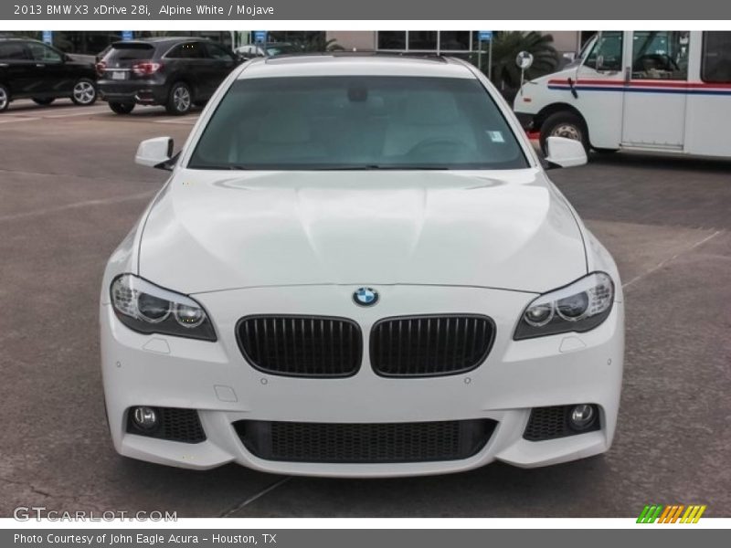 Alpine White / Mojave 2013 BMW X3 xDrive 28i