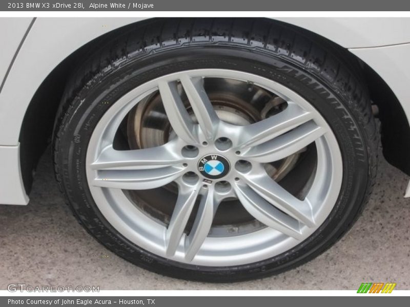 Alpine White / Mojave 2013 BMW X3 xDrive 28i