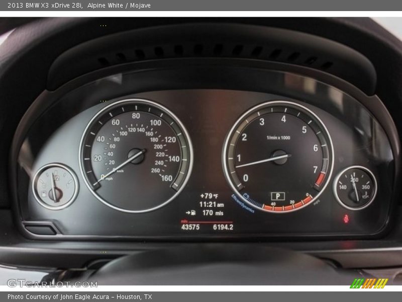 Alpine White / Mojave 2013 BMW X3 xDrive 28i