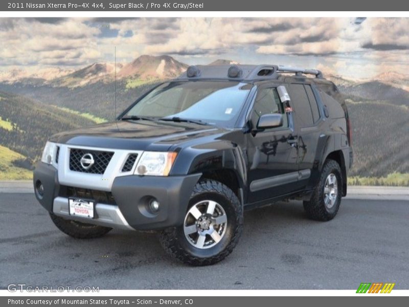 Super Black / Pro 4X Gray/Steel 2011 Nissan Xterra Pro-4X 4x4