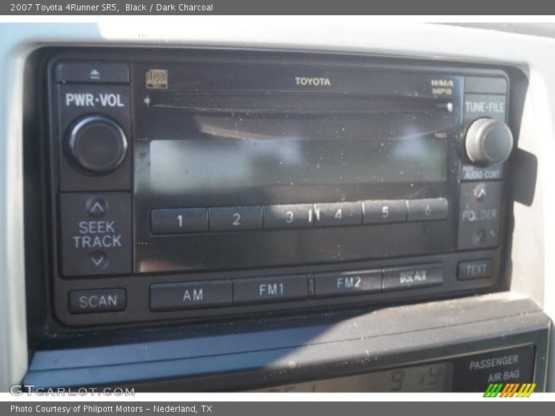 Black / Dark Charcoal 2007 Toyota 4Runner SR5
