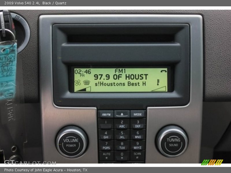 Black / Quartz 2009 Volvo S40 2.4i