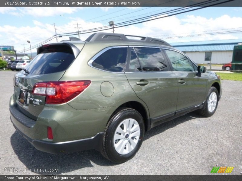 Wilderness Green Metallic / Warm Ivory 2017 Subaru Outback 2.5i Premium