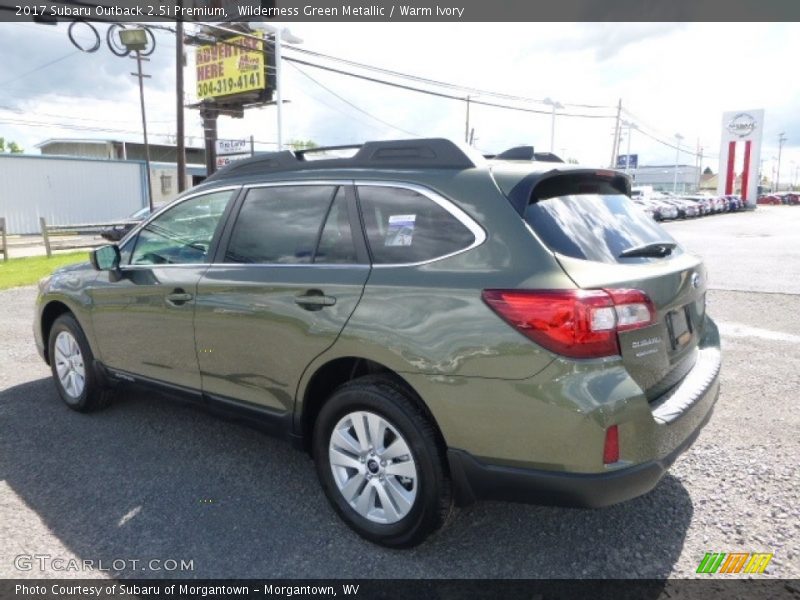 Wilderness Green Metallic / Warm Ivory 2017 Subaru Outback 2.5i Premium