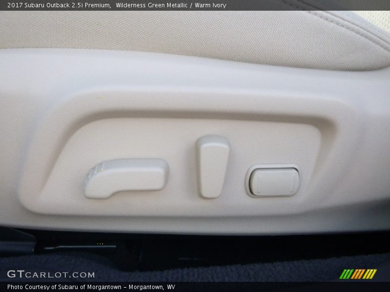 Wilderness Green Metallic / Warm Ivory 2017 Subaru Outback 2.5i Premium